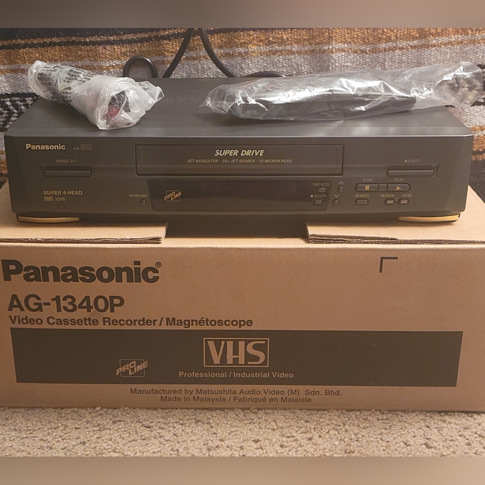 New Open Box Panasonic AG-1340P VCR VHS